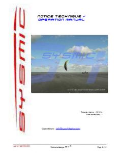 Sysmic S1 User Manual | Buggy Kite | BuggyKiteShop